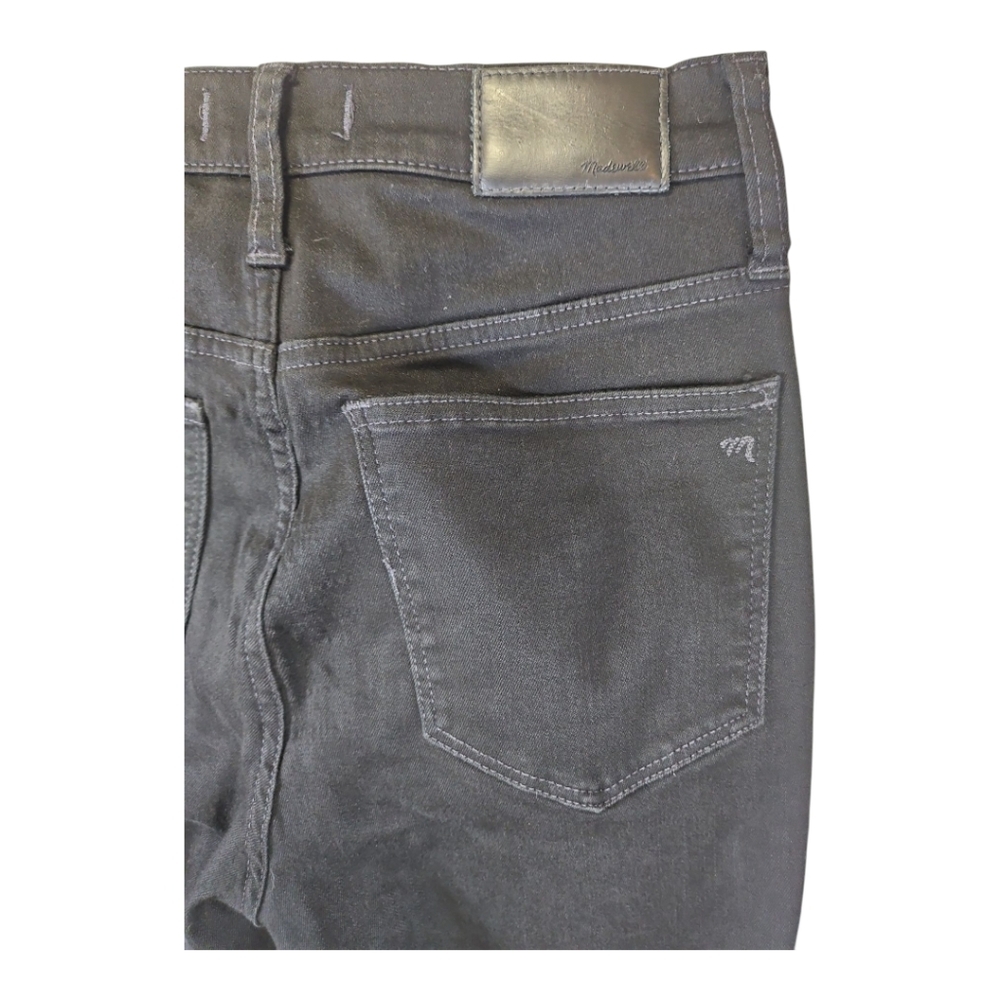 Madewell Jean Black 10" High-Rise Skinny Stretch Denim Size 28 - Picture 12 of 13